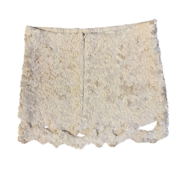 Aje Sequin Mini Skirt Size 26 - Picture 4 of 6